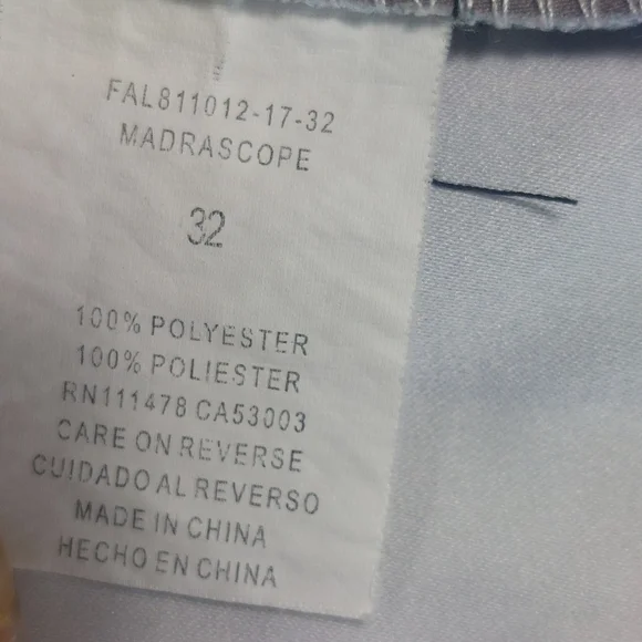 Multicolor Geometric Men's Swim Shorts Size 32 - Picture 8 of 10